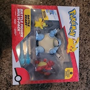 Pokemon Battle Ready Battle Figure Multi-Pack (Pikachu, Blastoise, Charmeleon) 